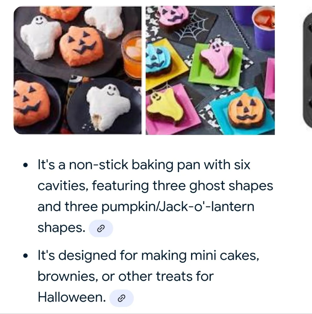 Wilton Ghost and Pumpkin Bakeware Set NEW